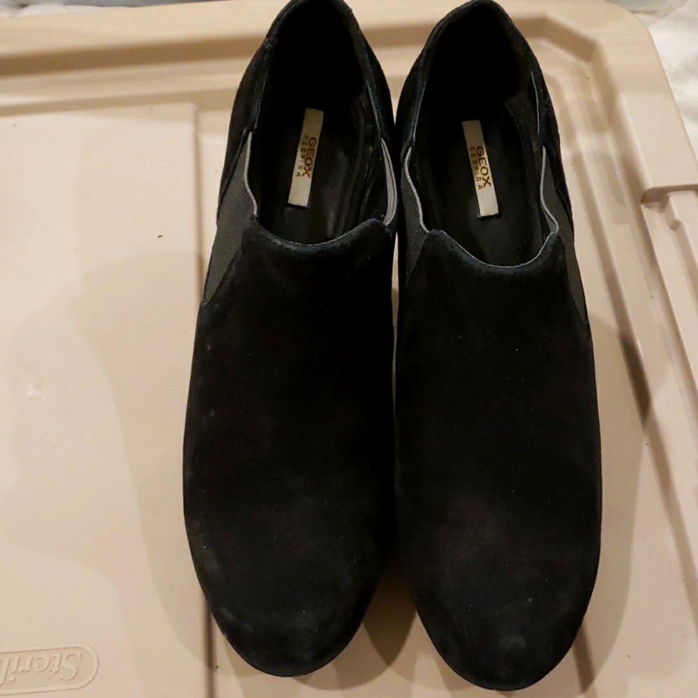 Black geox booties